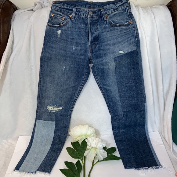 Levi’s | 501 Ragged Lands Cropped sz 27 - Picture 1 of 16